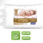 Travesseiro Percal King 50cm x 90cm
